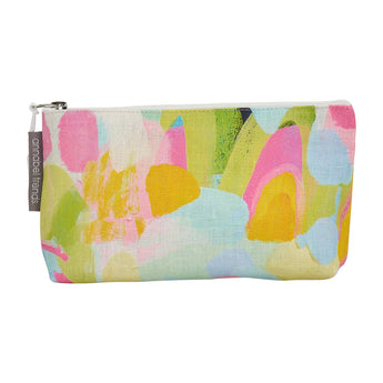 PRE - ORDER Cosmetic Bag - Linen - Good Vibes